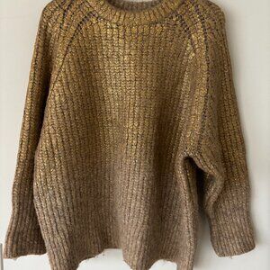 Zara Gold Sweater sz XS/S